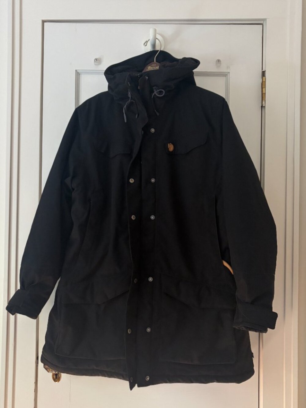 Fjällräven Nuuk Parka Size Large Black  86369 W  Women - Picture 3 of 10